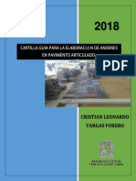 Cartilla Guia para La Elaboración de Andenes en Pavimento Articulado.