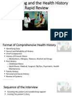 Interviewing and The Health History - Rapid Review