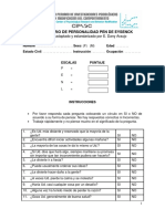 Cuestionario de Personalidad Pen de Eysenck