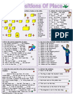 3º A - Prepositions - of - Place