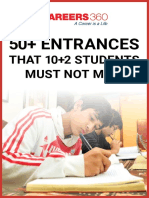 50+ Entrances That 10+2 Students Must Not Miss