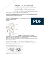 Principales Partes de La Máquina de Coser