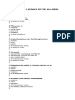 Chapter II Nervous System Analyzers