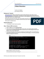 5.3.1.3 Lab - Observing DNS Name Resolution