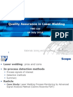 Paola de Bono - Quality Assurance in Laser Welding