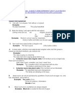 Structure of English - Subject-Verb Agreement Saint Louis Review Center (SLRC) Let Reviewer For English Majors (Language)