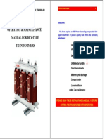 Operation & Maintainance Manual For Dry-Type Transformers