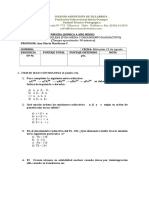 Prueba 4 Medio Adventista Agosto