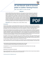 Role of Phthalic and Glycolic Acids To Increase Chromium Uptake in Leather Tanning Process