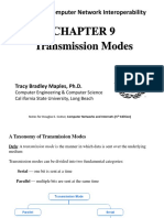 Transmission Modes: CECS 474 Computer Network Interoperability