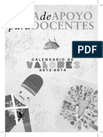 Guía de Valores para Docentes 2013-2014