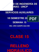 Clase 15 - Relleno Hidráulico PDF