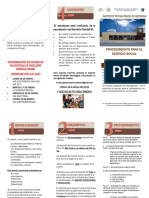 Triptico Informativo Servicio Social PDF