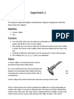 Metrology and Quality Assurance Lab Report