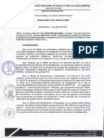 Resolucion N - 052-2018-Co-Uniq PDF