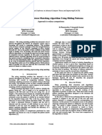 A Two Way Pattern Matching Algorithm Using Sliding Patterns