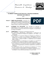 Texto Definitivo Ley de Movilidad Mendoza