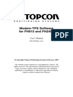 Modem-TPS Software For FH915 and FH2400: User's Manual