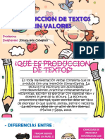 Produccion de Textos en Valores Act