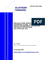 Ms Iso 16120 42008 Non Alloy Steel