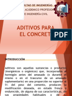 Informe de Aditivos para El Concreto - Materiales de Construccion