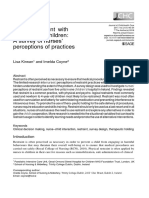 Use of Restraint With Hospitalized Children: A Survey of Nurses' Perceptions of Practices