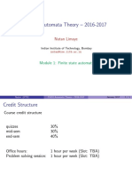 CS310 Automata Theory - 2016-2017: Nutan Limaye