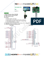 Confu HDMI To LVDS RGB TTL Driver - Specification V1802