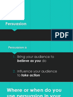 Persuasive Speech