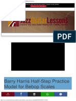 Jazz Guitar Lessons Barry Harris Workshop Advanced Bebop Exercises