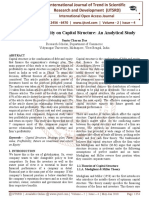 Impact of Profitability On Capital Structure: An Analytical Study