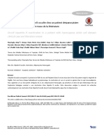 Réactivation D'une Hépatite B Occulte Chez Un Patient Drépanocytaire Homozygote: Cas Clinique Et Revue de La Littérature