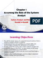 Chapter 1 - Assuming The Role of The Systems Analyst