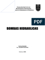 Manual - Bombas Hidráulicas - Giussepe Bavaro - Colegio de Ingenieros