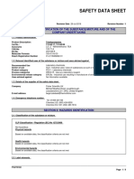 Safety Data Sheet: Section 1: Identification of The Substance/Mixture and of The Company/Undertaking