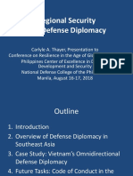 Thayer Regional Security and Defense Diplomacy (Power Point Slides)