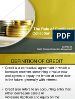 1 The Role of Credit and Collection Management