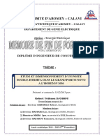 Etude Et Dimensionnement Poste HB PDF