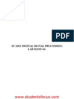 DSP Manual