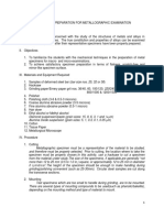 Activity 1 Specimen Preparation - Students