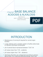 Acid-Base Balance: Acidosis & Alkalosis