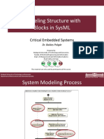 Modeling Structures With Sysml