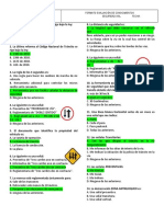 Prueba Conocimientos Seguridad Vial Respuestas