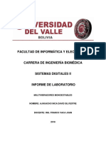 Informe de Laboratorio 3 Circuitos Multivibradores Monoestables