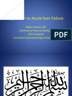 Approach To Acute Liver Failure