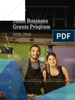 Small Business Grants Guidelines 2018-19