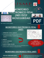 Monitoreo Electronico Fetal (Nst-Ost) y Bioseguridad