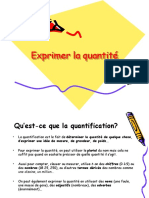 Exprimer La Quantité