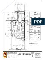 Sample Floor Plan: 4 Floor Finished Porch Brick 0.4 M Car Port Granite 0.2 M Living 0.6 M 0.55 M 0.8 M 0.8 M 0.3 M