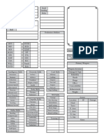 Witcher Character Sheet Printer Friendly